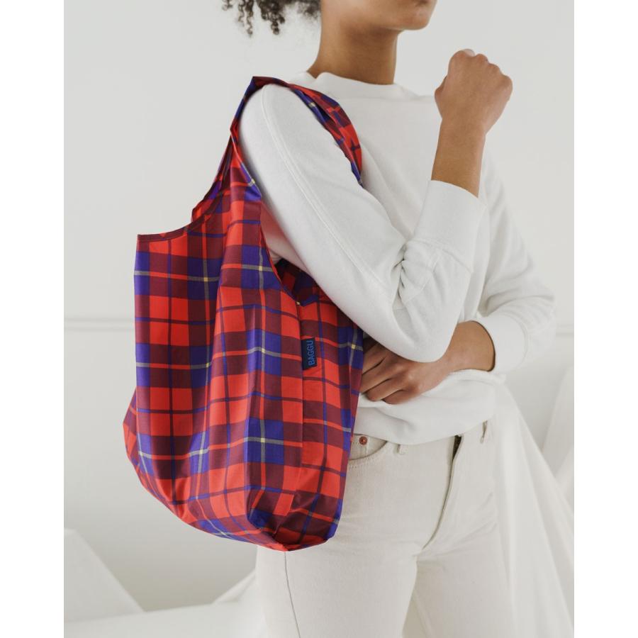 エコバッグ BAGGU 正規品 STANDARD BAGGU おしゃれ 折りたたみ ショッピングバッグ バグゥ タータンレッド | BAGGU | 01