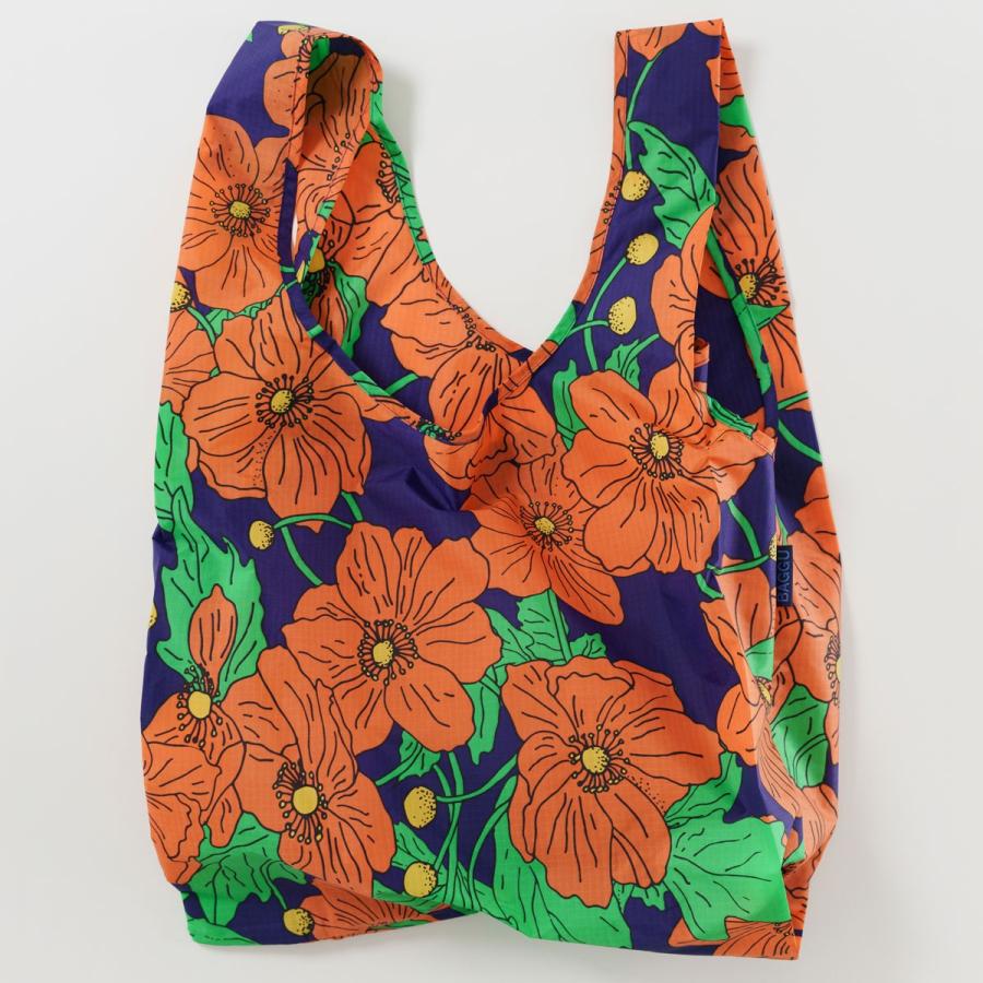 エコバッグ BAGGU 正規品 STANDARD BAGGU 収納ポーチ レジ袋 折りたたみ ショッピングバッグ バグゥ ポピー | BAGGU
