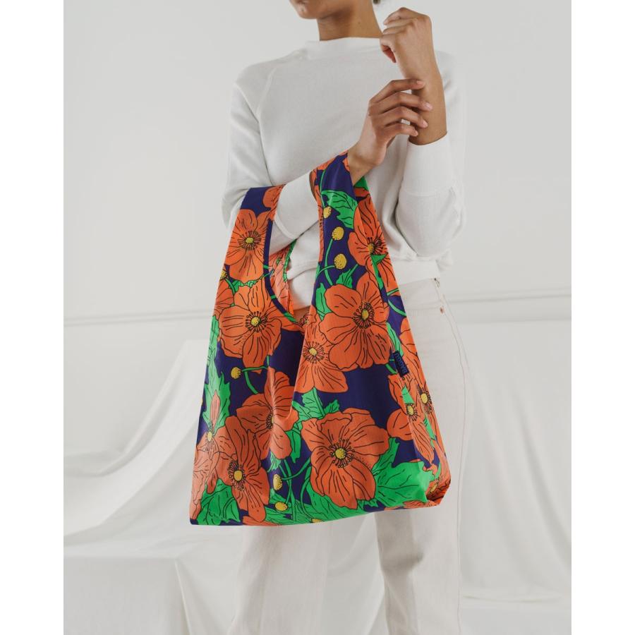 エコバッグ BAGGU 正規品 STANDARD BAGGU 収納ポーチ レジ袋 折りたたみ ショッピングバッグ バグゥ ポピー | BAGGU | 03