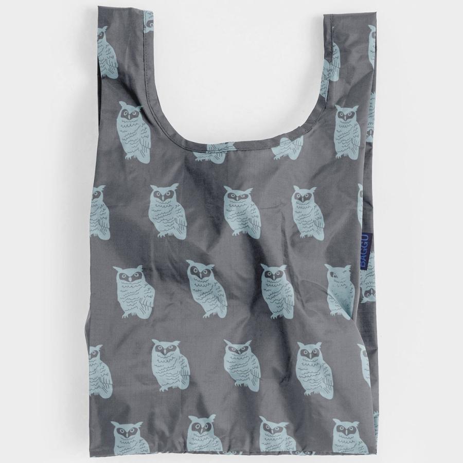 エコバッグ BAGGU 正規品 BABY BAGGU 収納ポーチ レジ袋 折りたたみ ショッピングバッグ バグゥ newフクロウ（日本限定） | BAGGU