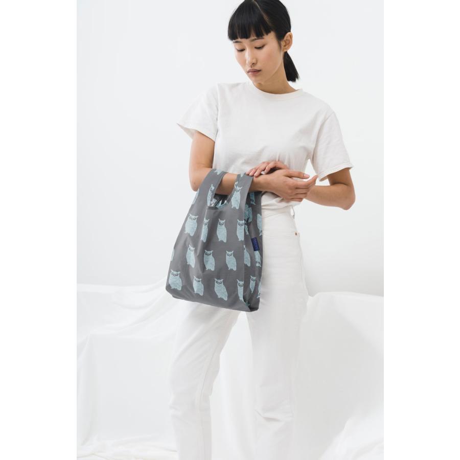 エコバッグ BAGGU 正規品 BABY BAGGU 収納ポーチ レジ袋 折りたたみ ショッピングバッグ バグゥ newフクロウ（日本限定） | BAGGU | 01