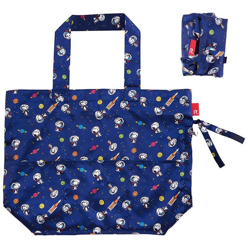 エコバッグ ルートート SN.フリンク ピーナッツ スヌーピー 折りたたみ ポータブル 折りたたみ ショッピングバッグ ROOTOTE アストロノーツスヌーピー | ROOTOTE