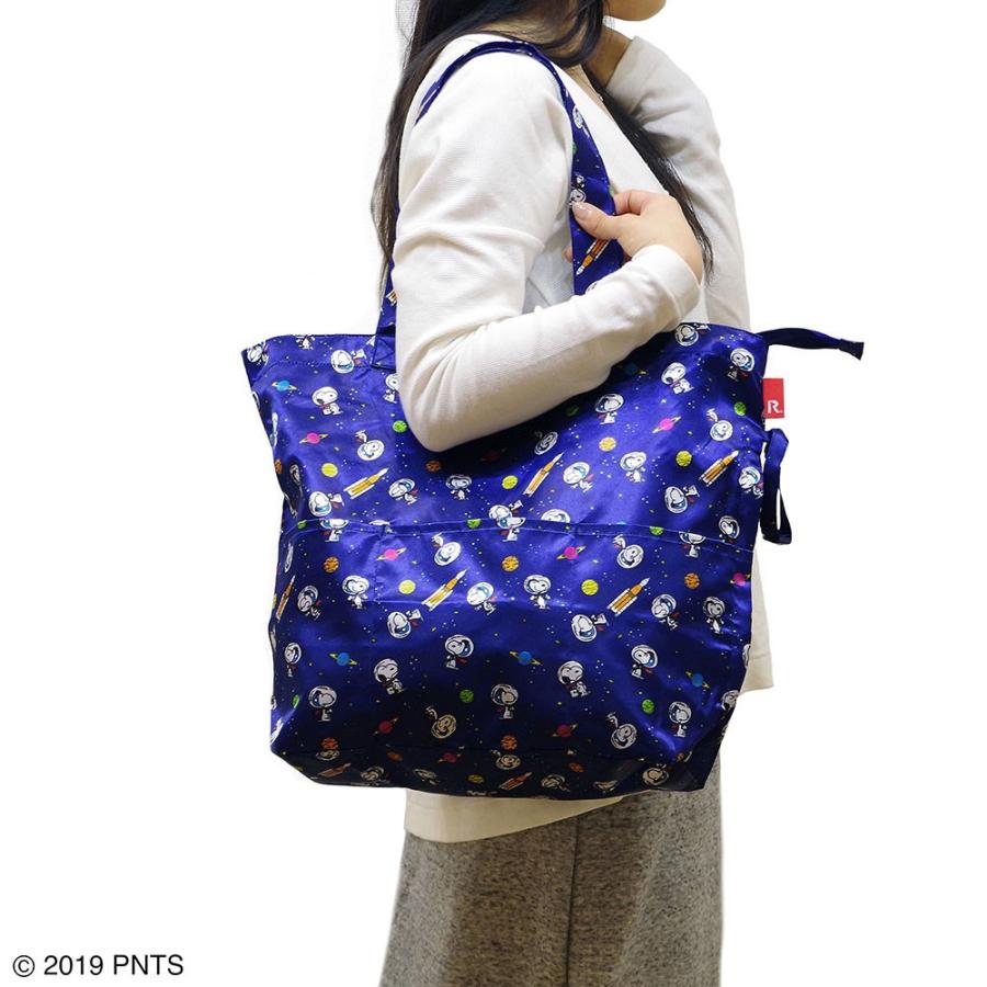 エコバッグ ルートート SN.フリンク ピーナッツ スヌーピー 折りたたみ ポータブル 折りたたみ ショッピングバッグ ROOTOTE アストロノーツスヌーピー | ROOTOTE | 01