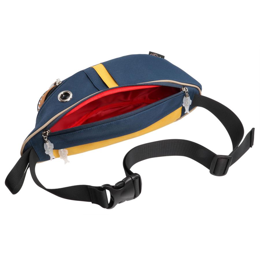 ウエストポーチ MORN CREATIONS シャークウエストポーチ 正規取扱店 ウエストバッグ ウエストバック モーンクリエイションズ SK-210 コンビ ネイビー/マスタード |  | 06