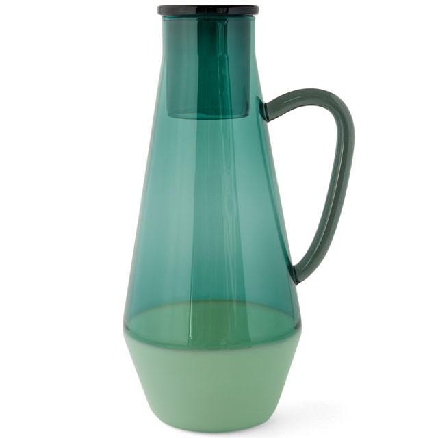 ピッチャー amabro TWO TONE CARAFE 耐熱ガラス 水差し カラフェ デキャンタ アマブロ グリーン | 