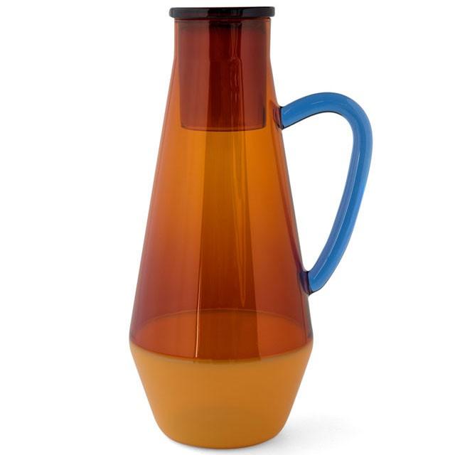 ピッチャー amabro TWO TONE CARAFE 耐熱ガラス 水差し カラフェ デキャンタ アマブロ アンバー | 