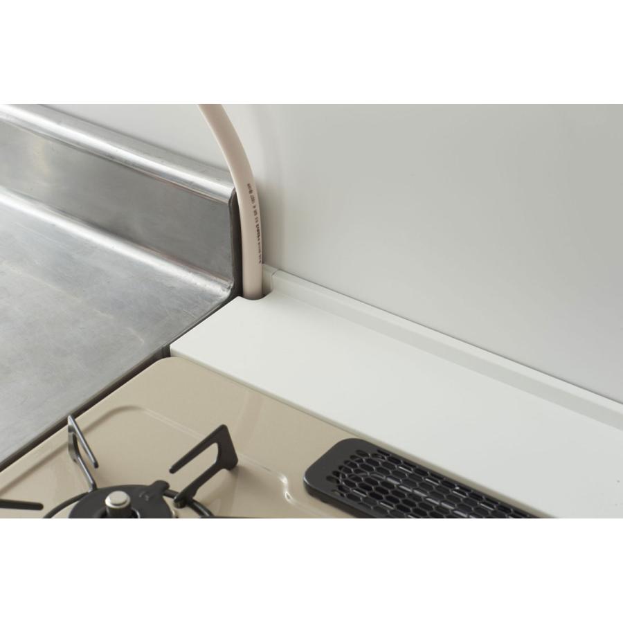 キッチン収納 正規品 TOWER タワー コンロ奥隙間ラック キッチン 隙間収納 ガスコンロ IH 収納ラック 山崎実業 ホワイト |  | 05