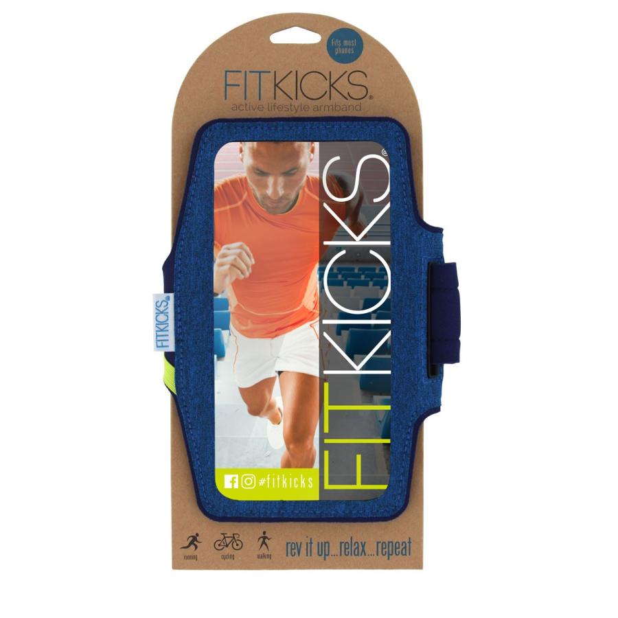 スマホ対応アームバンド FITKICKS ARMBAND ハンズフリースマホケース ランニング ウォーキング ランニングアームバンド フィットキックス ブルー |  | 02