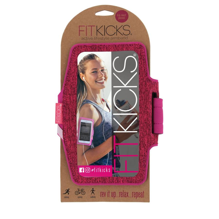 スマホ対応アームバンド FITKICKS ARMBAND ハンズフリースマホケース ランニング ウォーキング ランニングアームバンド フィットキックス ピンク |  | 02