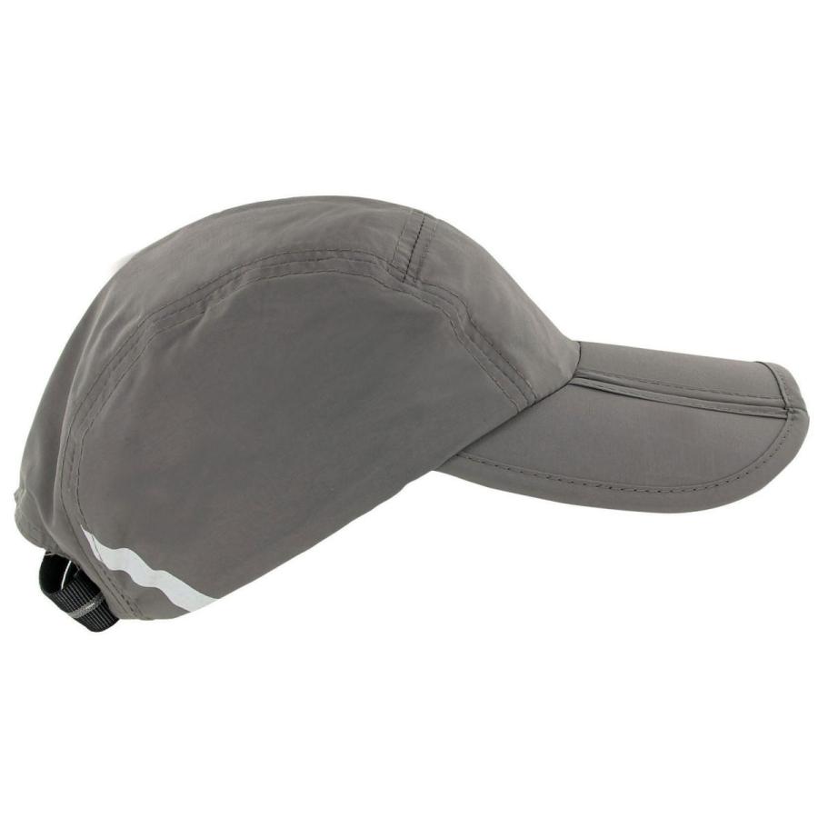 スポーツキャップ FITKICKS FOLDING CAP 折りたたみ ランニング ウォーキング コンパクト スポーツ帽子 フィットキックス グレー |  | 01