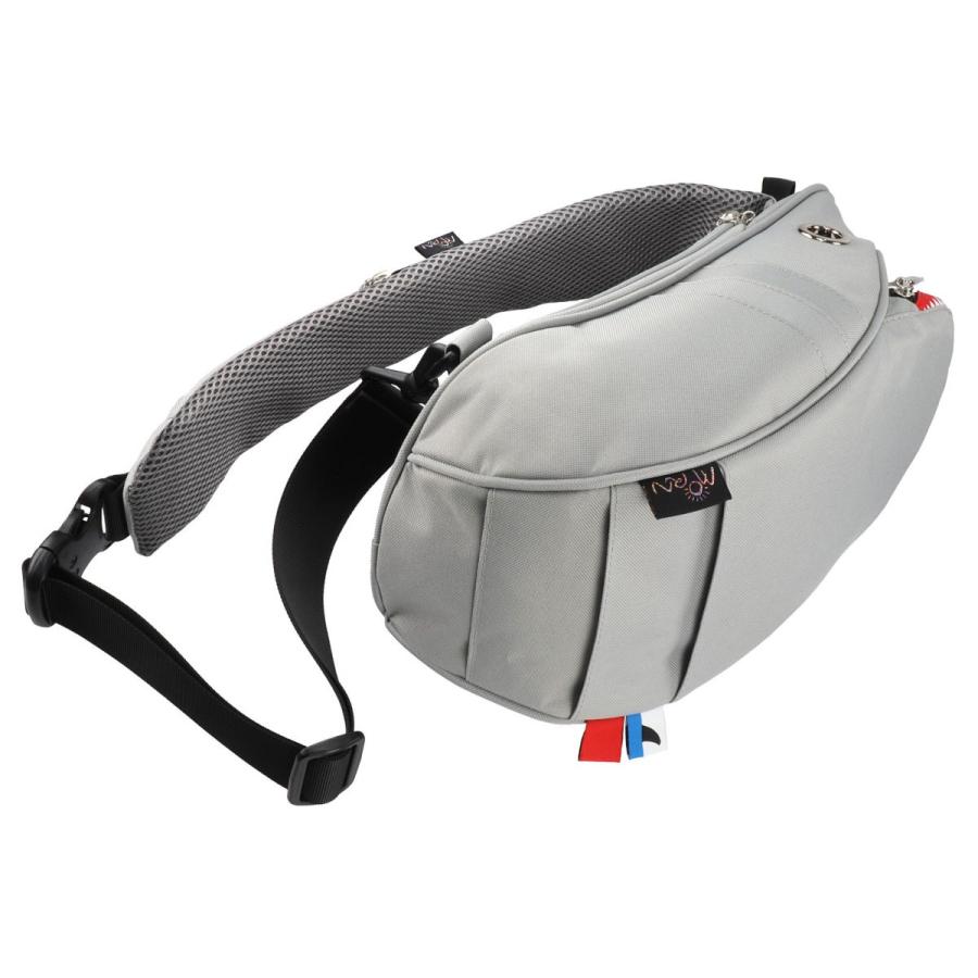 ウエストポーチ MORN CREATIONS シャークスリングバッグ ファスナー付きポケット ウエストバッグ モーンクリエイションズ グレー |  | 04