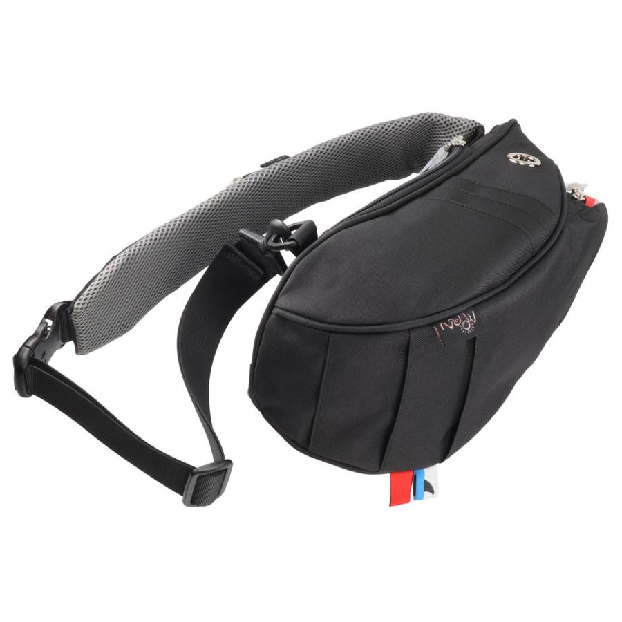 ウエストポーチ MORN CREATIONS シャークスリングバッグ ファスナー付きポケット ウエストバッグ モーンクリエイションズ ブラック |  | 04