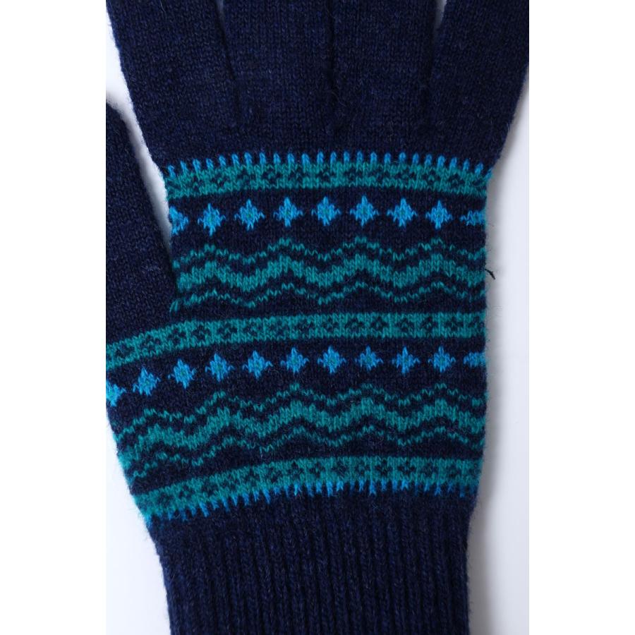 スマホ手袋 iTouch Gloves Lサイズ タッチパネル操作 スマートフォン対応 ウール スマホ対応手袋 アイタッチグローブ チロル ターコイズ |  | 02