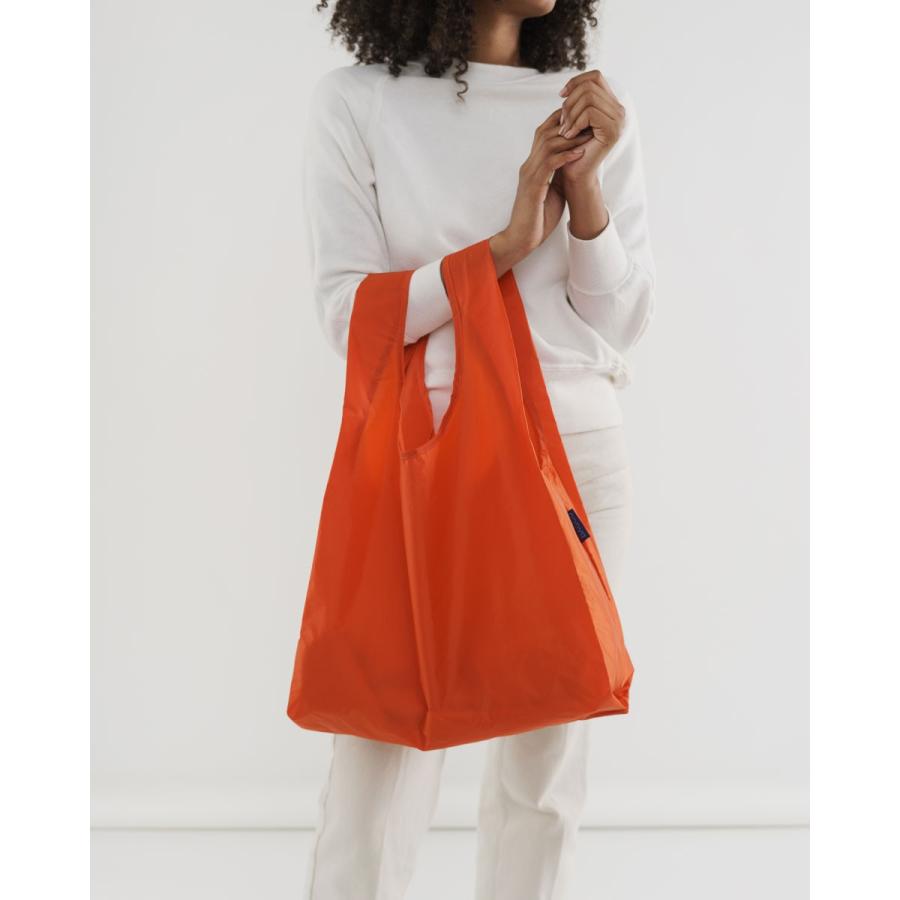 エコバッグ BAGGU 正規品 STANDARD BAGGU 無地 レジ袋 コンパクト ポーチ付き 折りたたみ ショッピングバッグ バグゥ トマトレッド | BAGGU | 01