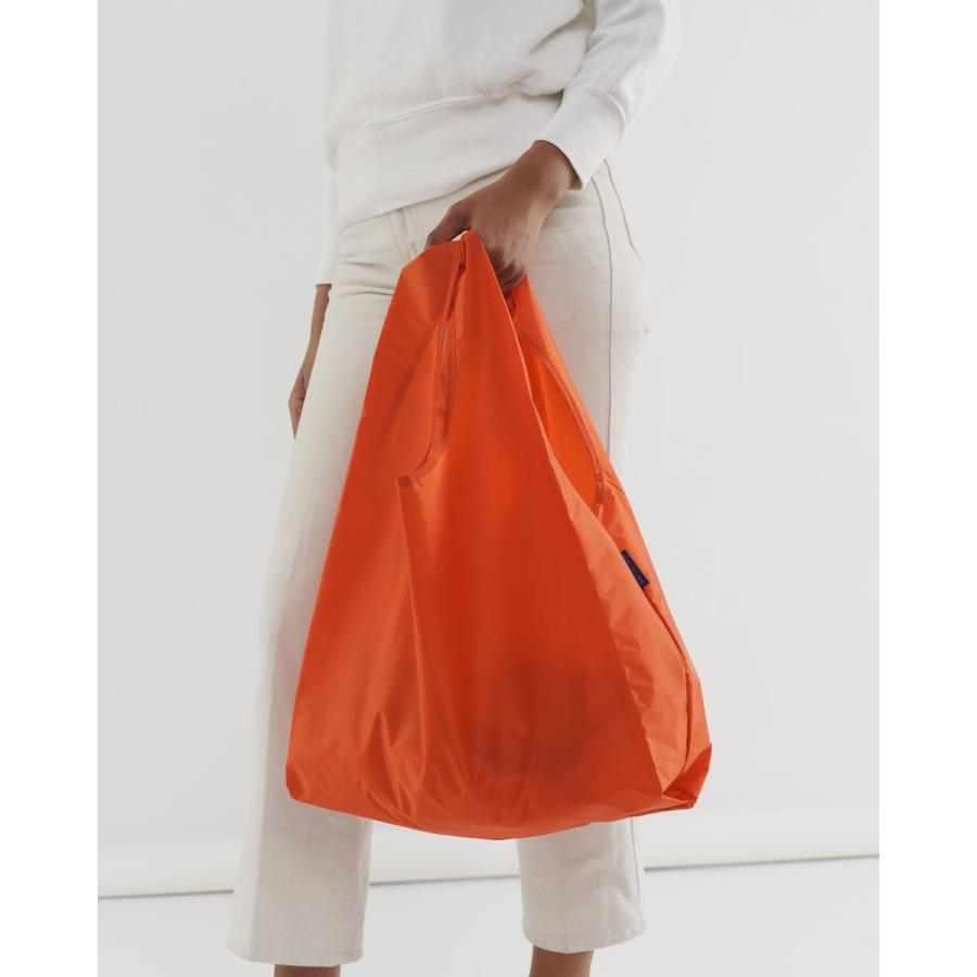 エコバッグ BAGGU 正規品 STANDARD BAGGU 無地 レジ袋 コンパクト ポーチ付き 折りたたみ ショッピングバッグ バグゥ トマトレッド | BAGGU | 03