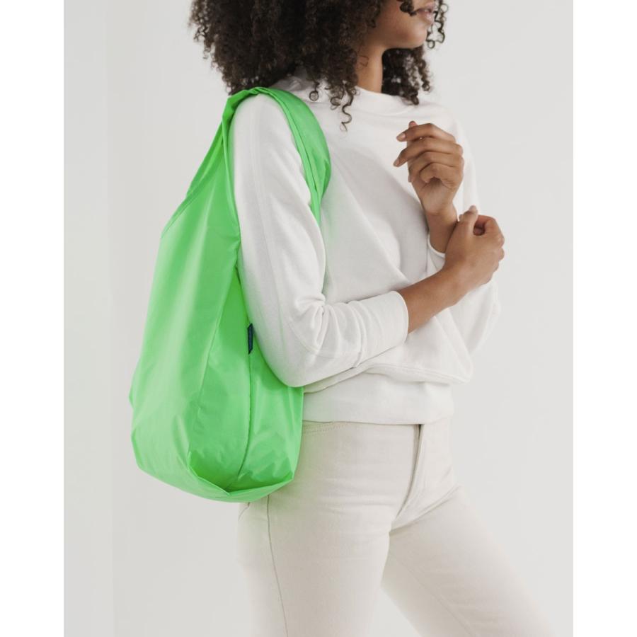 エコバッグ BAGGU 正規品 STANDARD BAGGU 無地 レジ袋 コンパクト ポーチ付き 折りたたみ ショッピングバッグ バグゥ アロエグリーン | BAGGU | 02
