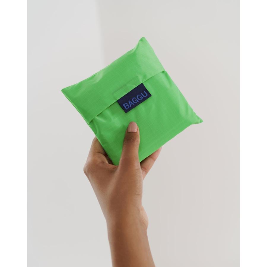 エコバッグ BAGGU 正規品 STANDARD BAGGU 無地 レジ袋 コンパクト ポーチ付き 折りたたみ ショッピングバッグ バグゥ アロエグリーン | BAGGU | 04