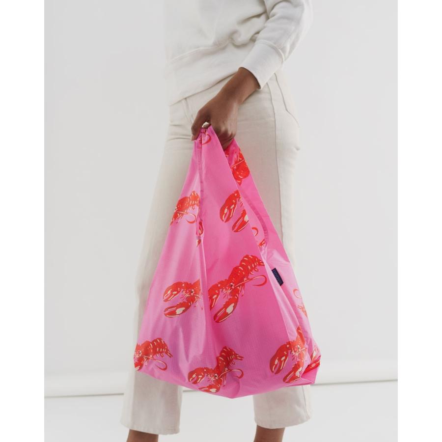 エコバッグ BAGGU 正規品 STANDARD BAGGU レジ袋 コンパクト ポーチ付き 折りたたみ ショッピングバッグ バグゥ ロブスター | BAGGU | 03