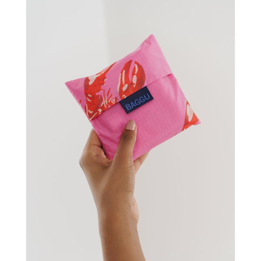エコバッグ BAGGU 正規品 STANDARD BAGGU レジ袋 コンパクト ポーチ付き 折りたたみ ショッピングバッグ バグゥ ロブスター | BAGGU | 04