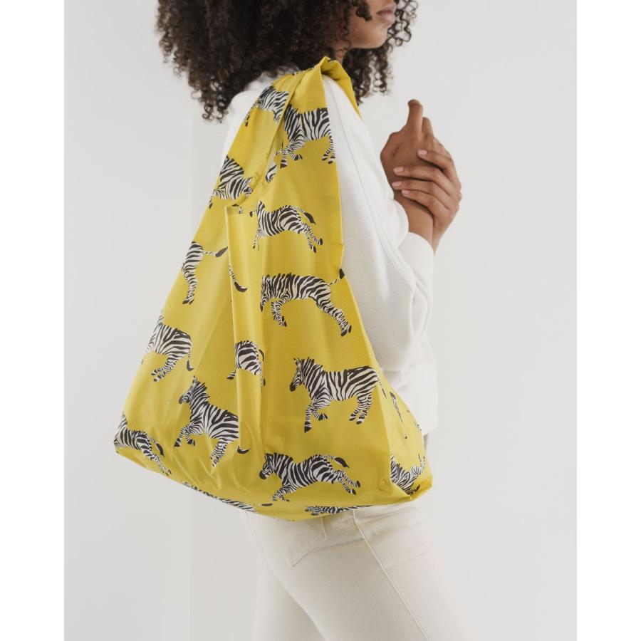 エコバッグ BAGGU 正規品 STANDARD BAGGU レジ袋 コンパクト ポーチ付き 折りたたみ ショッピングバッグ バグゥ ゼブラ | BAGGU | 02