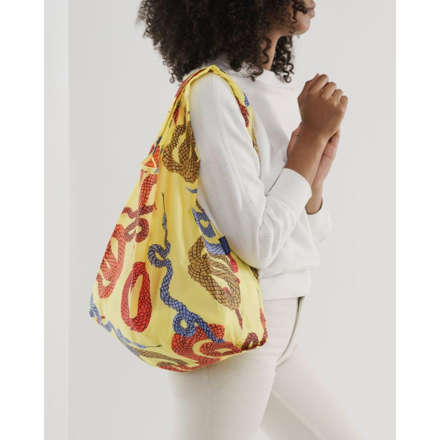 エコバッグ BAGGU 正規品 STANDARD BAGGU レジ袋 コンパクト ポーチ付き 折りたたみ ショッピングバッグ バグゥ スネーク | BAGGU | 02