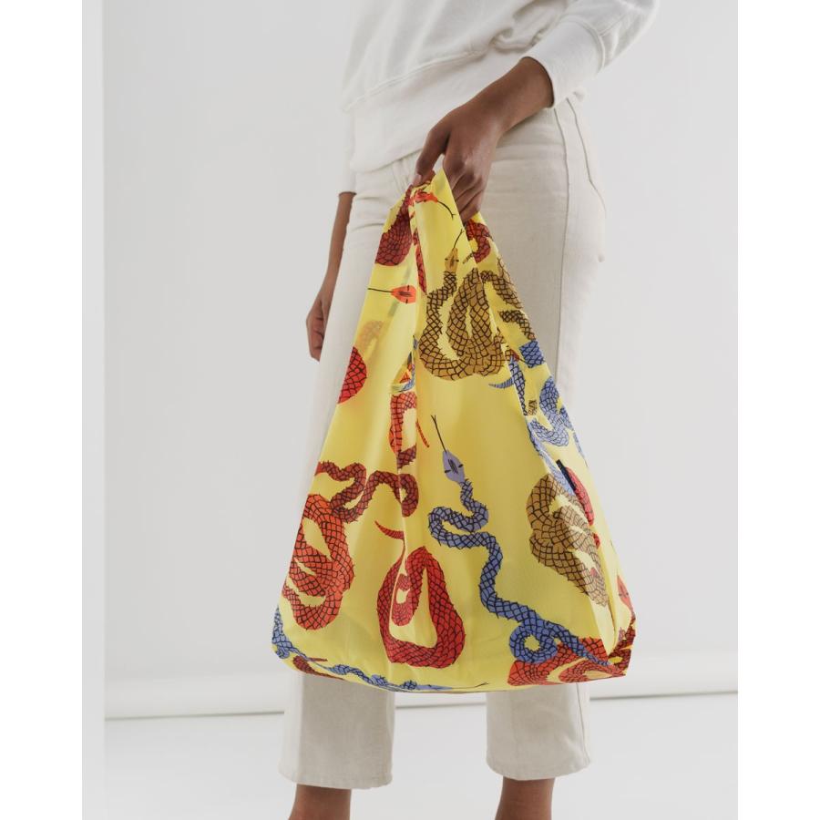 エコバッグ BAGGU 正規品 STANDARD BAGGU レジ袋 コンパクト ポーチ付き 折りたたみ ショッピングバッグ バグゥ スネーク | BAGGU | 03