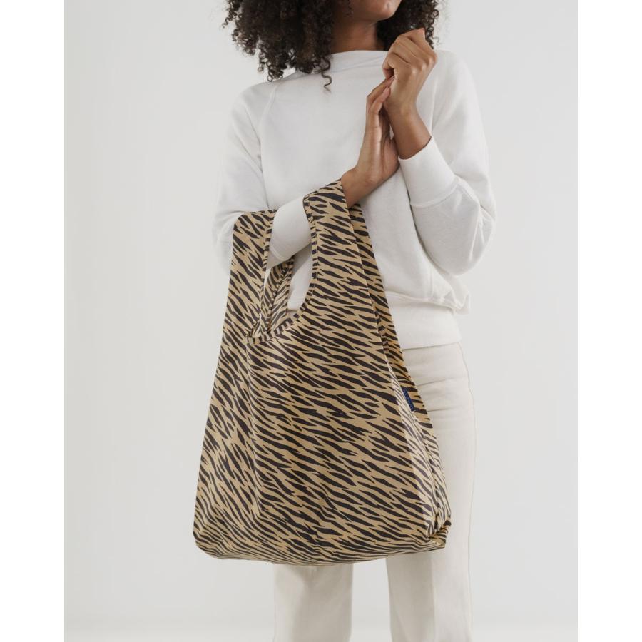 エコバッグ BAGGU 正規品 STANDARD BAGGU レジ袋 コンパクト ポーチ付き 折りたたみ ショッピングバッグ バグゥ タイガーストライプ | BAGGU | 01