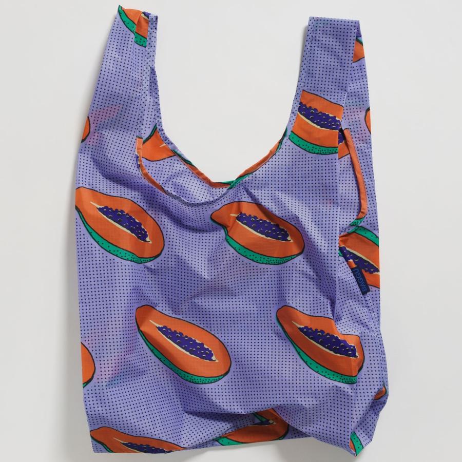 エコバッグ BAGGU 正規品 STANDARD BAGGU レジ袋 コンパクト ポーチ付き 折りたたみ ショッピングバッグ バグゥ パパイヤ | BAGGU