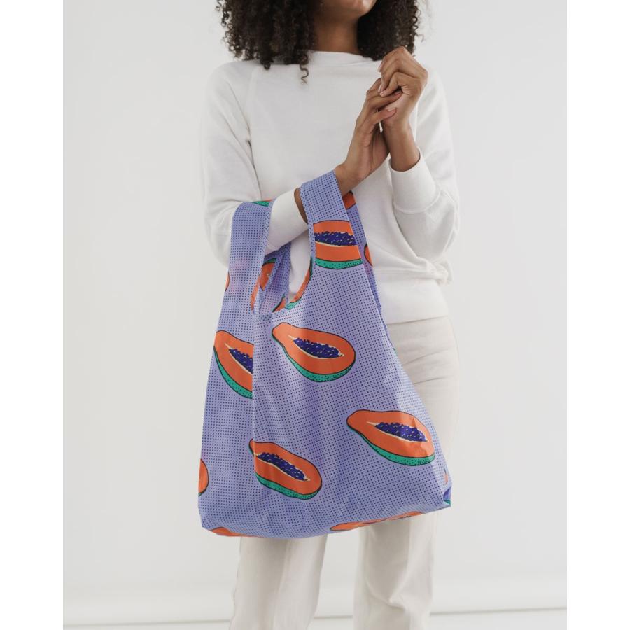 エコバッグ BAGGU 正規品 STANDARD BAGGU レジ袋 コンパクト ポーチ付き 折りたたみ ショッピングバッグ バグゥ パパイヤ | BAGGU | 01
