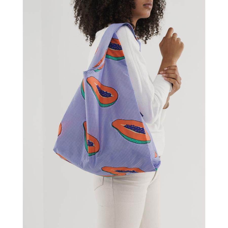 エコバッグ BAGGU 正規品 STANDARD BAGGU レジ袋 コンパクト ポーチ付き 折りたたみ ショッピングバッグ バグゥ パパイヤ | BAGGU | 02