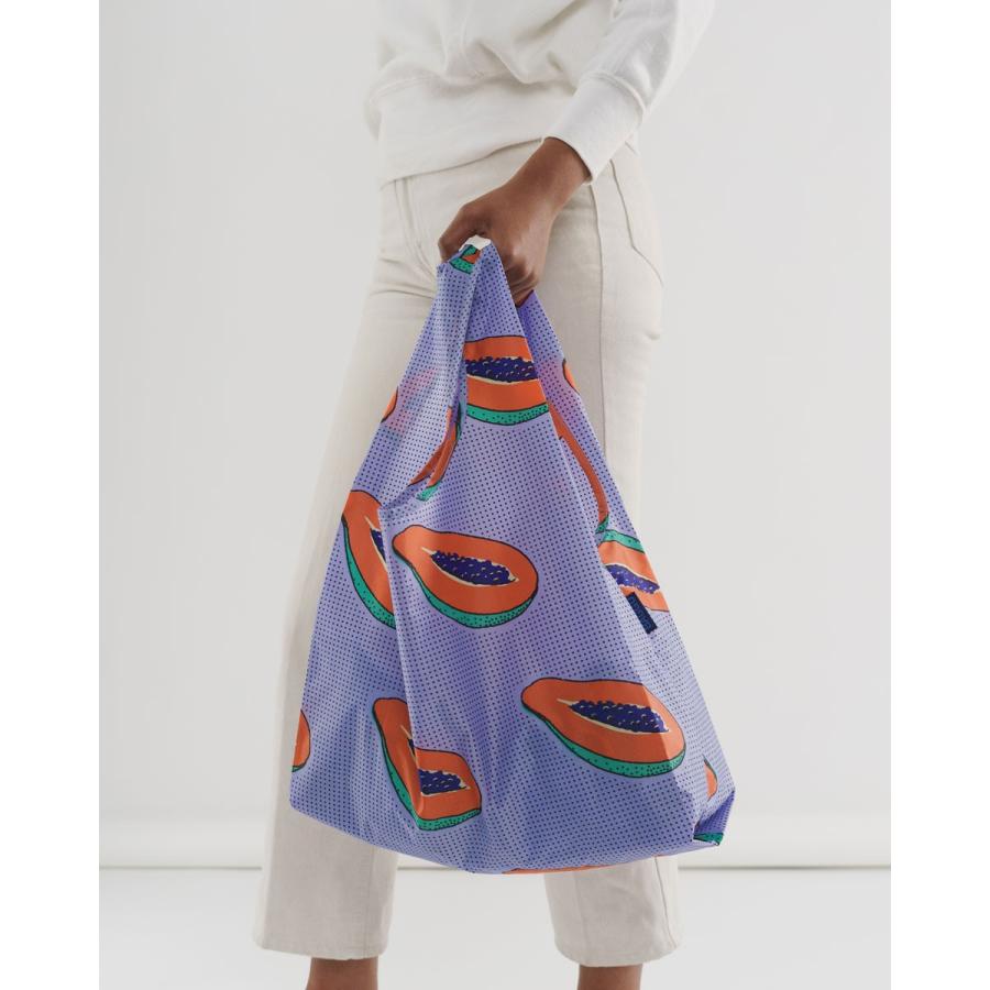 エコバッグ BAGGU 正規品 STANDARD BAGGU レジ袋 コンパクト ポーチ付き 折りたたみ ショッピングバッグ バグゥ パパイヤ | BAGGU | 03