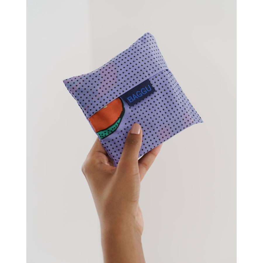 エコバッグ BAGGU 正規品 STANDARD BAGGU レジ袋 コンパクト ポーチ付き 折りたたみ ショッピングバッグ バグゥ パパイヤ | BAGGU | 04