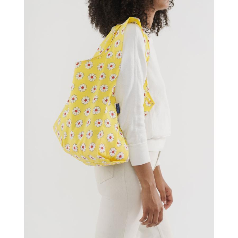 エコバッグ BAGGU 正規品 STANDARD BAGGU レジ袋 コンパクト ポーチ付き 折りたたみ ショッピングバッグ バグゥ イエローデイジー | BAGGU | 02
