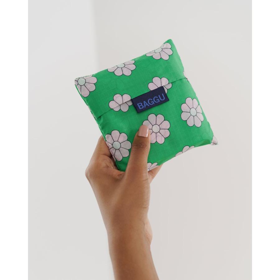 エコバッグ BAGGU 正規品 STANDARD BAGGU レジ袋 コンパクト ポーチ付き 折りたたみ ショッピングバッグ バグゥ グリーンデイジー | BAGGU | 04