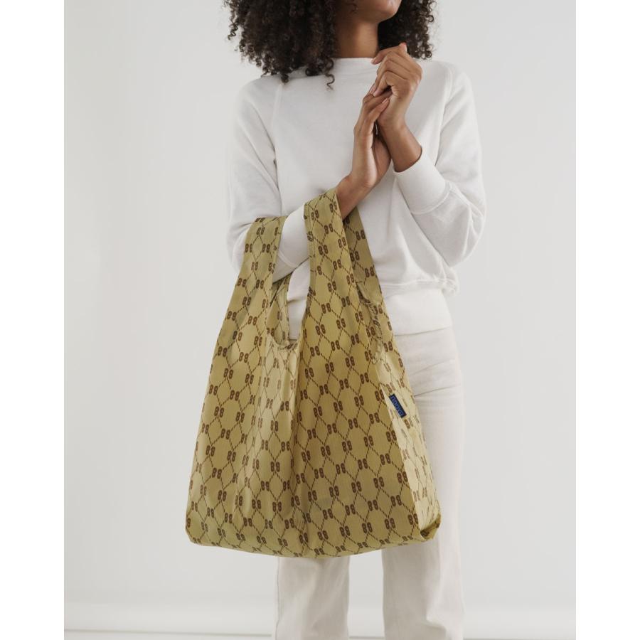 エコバッグ BAGGU 正規品 STANDARD BAGGU レジ袋 コンパクト ポーチ付き 折りたたみ ショッピングバッグ バグゥ BBロゴ | BAGGU | 01