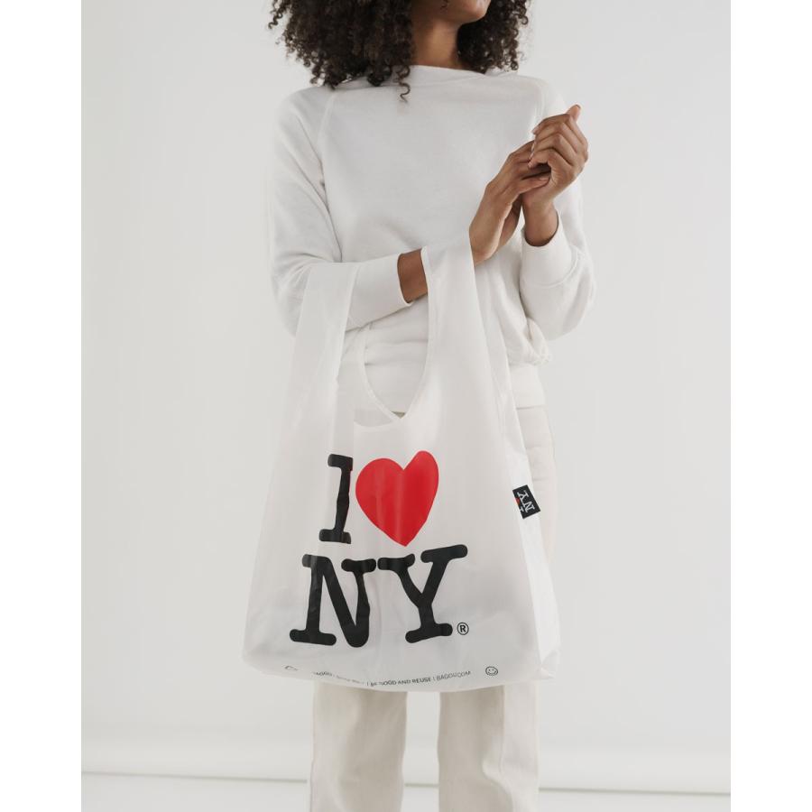 エコバッグ BAGGU 正規品 STANDARD BAGGU レジ袋 コンパクト ポーチ付き 折りたたみ ショッピングバッグ バグゥ I LOVE NY | BAGGU | 01