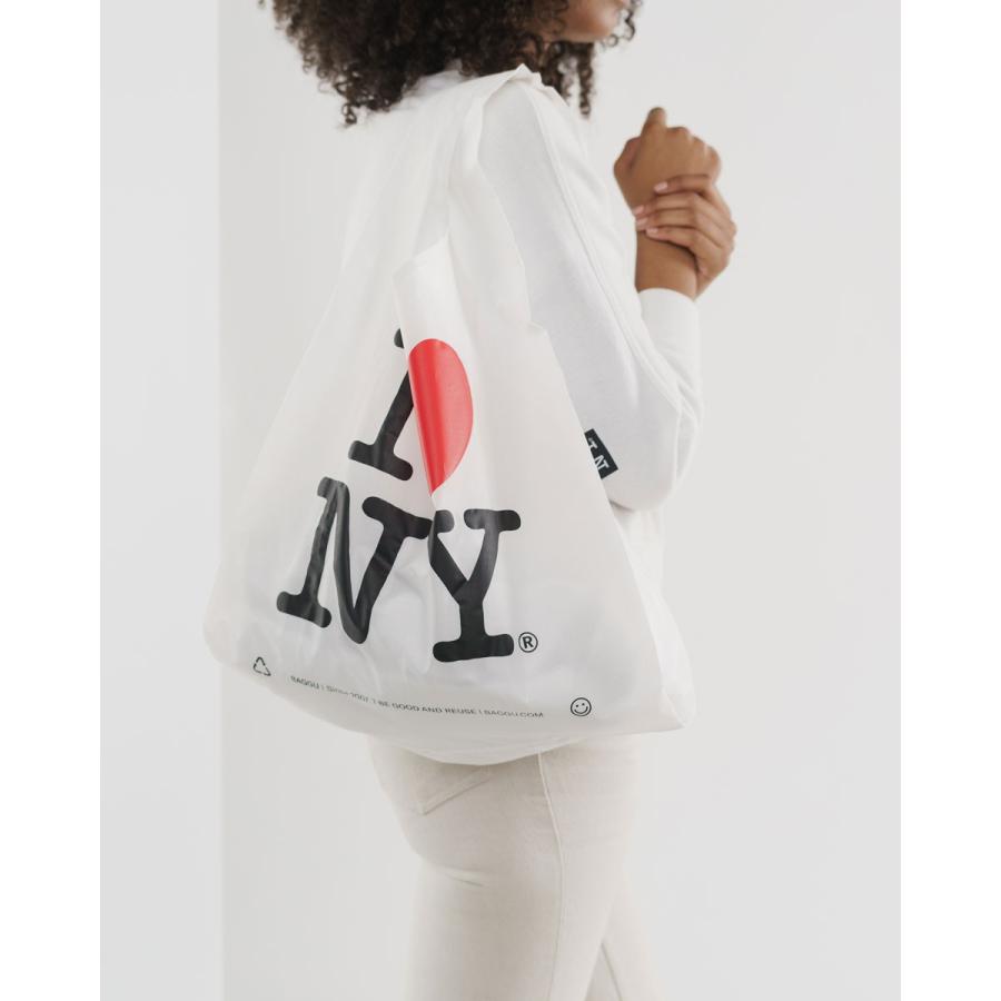 エコバッグ BAGGU 正規品 STANDARD BAGGU レジ袋 コンパクト ポーチ付き 折りたたみ ショッピングバッグ バグゥ I LOVE NY | BAGGU | 02