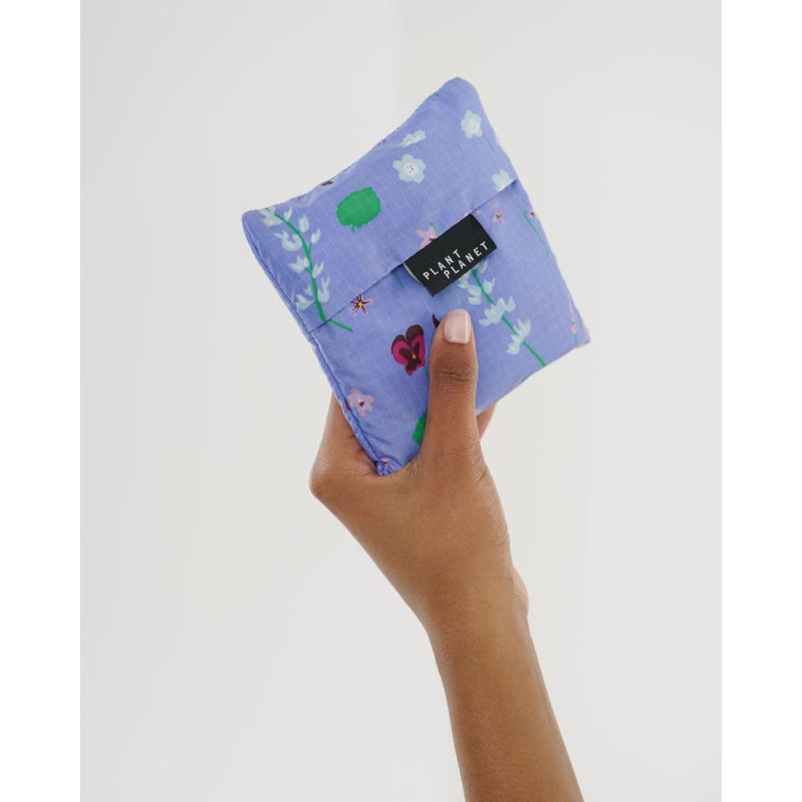 エコバッグ BAGGU 正規品 STANDARD BAGGU レジ袋 コンパクト ポーチ付き 折りたたみ バグゥ ブルーワイルドフラワー | BAGGU | 04
