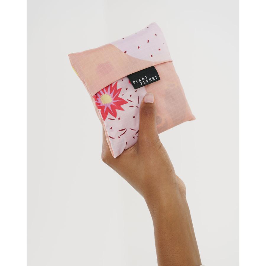 エコバッグ BAGGU 正規品 STANDARD BAGGU レジ袋 コンパクト ポーチ付き 折りたたみ バグゥ ピンクカクタスフラワー | BAGGU | 04