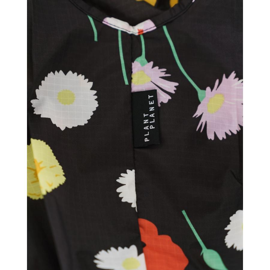 エコバッグ BAGGU 正規品 STANDARD BAGGU レジ袋 コンパクト ポーチ付き 折りたたみ バグゥ ブラックワイルドフラワー | BAGGU | 03