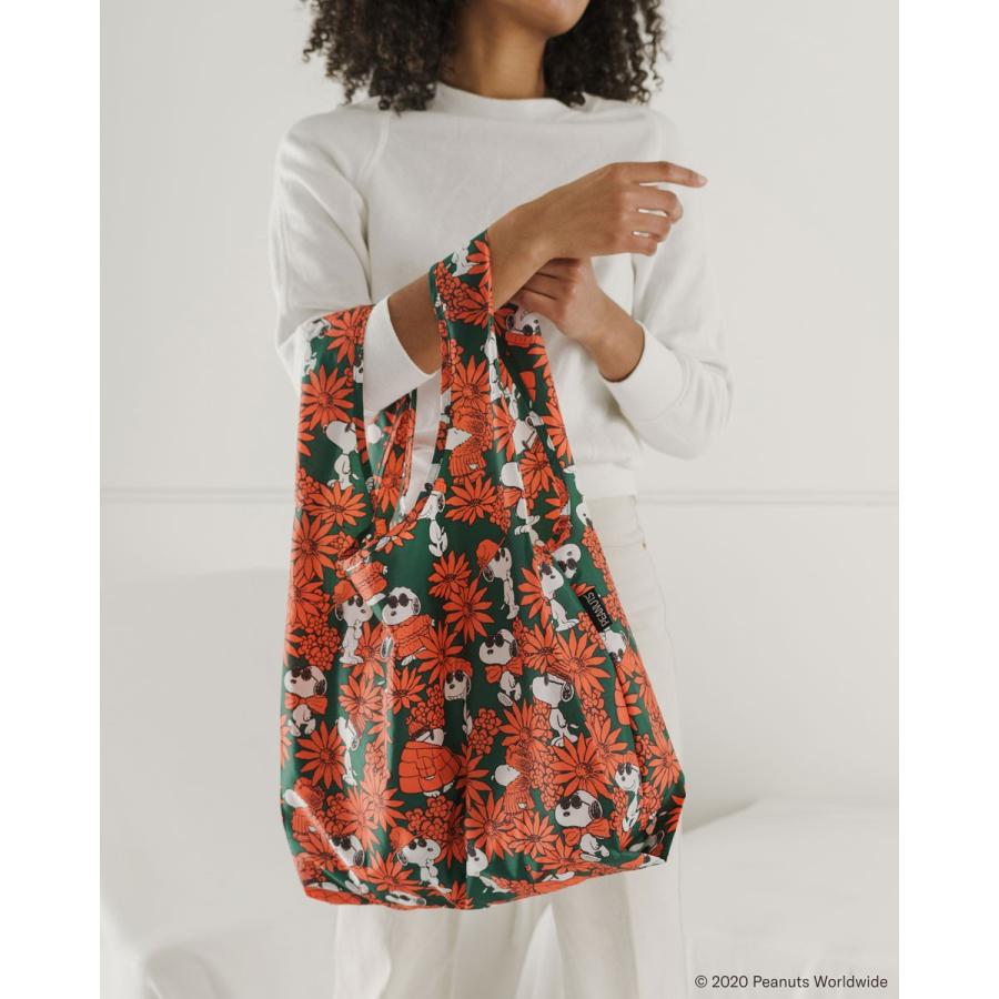 エコバッグ BAGGU 正規品 STANDARD BAGGU Special Edition BAGGUxPEANUTS スヌーピーグッズ レジ袋 折りたたみ ショッピングバッグ バグゥ Snoopy | BAGGU | 02