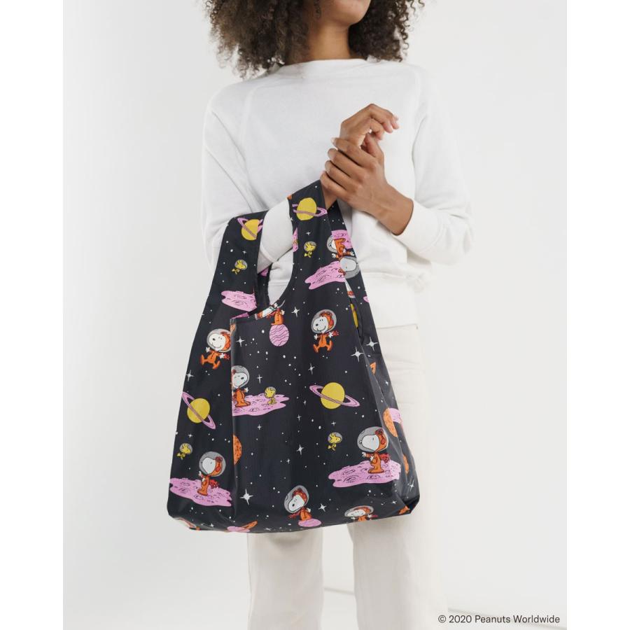 エコバッグ BAGGU 正規品 STANDARD BAGGU Special Edition BAGGUxPEANUTS スヌーピーグッズ レジ袋 折りたたみ ショッピングバッグ バグゥ Space Snoopy | BAGGU | 01
