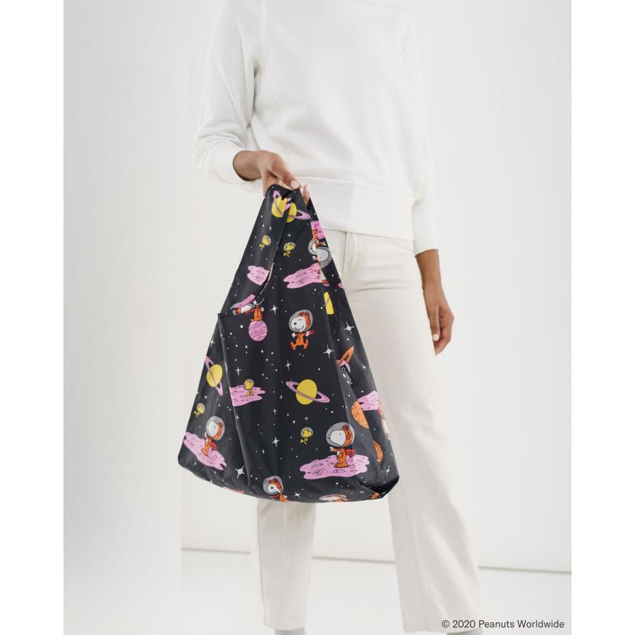 エコバッグ BAGGU 正規品 STANDARD BAGGU Special Edition BAGGUxPEANUTS スヌーピーグッズ レジ袋 折りたたみ ショッピングバッグ バグゥ Space Snoopy | BAGGU | 02