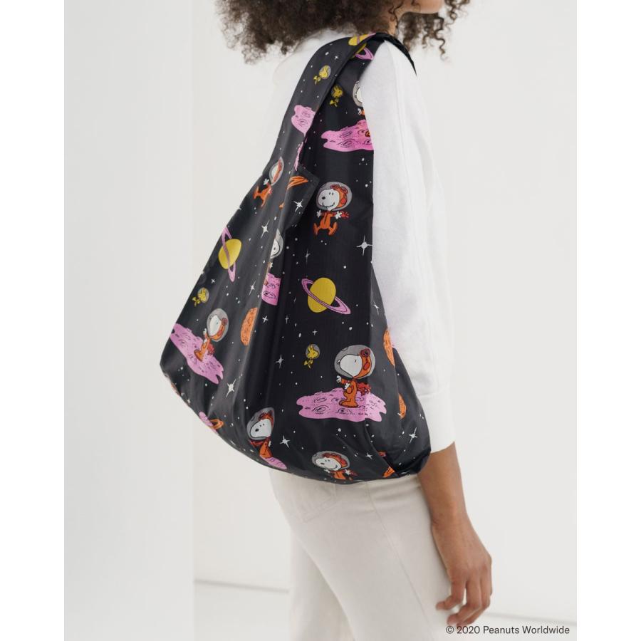 エコバッグ BAGGU 正規品 STANDARD BAGGU Special Edition BAGGUxPEANUTS スヌーピーグッズ レジ袋 折りたたみ ショッピングバッグ バグゥ Space Snoopy | BAGGU | 03
