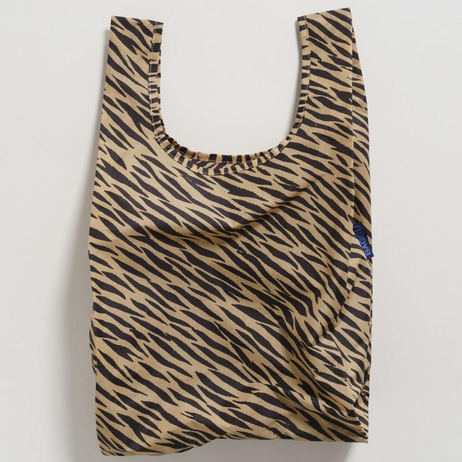 エコバッグ BAGGU 正規品 BABY BAGGU レジ袋 ポーチ付き 小さめサイズ 折りたたみ ショッピングバッグ バグゥ タイガーストライプ | BAGGU