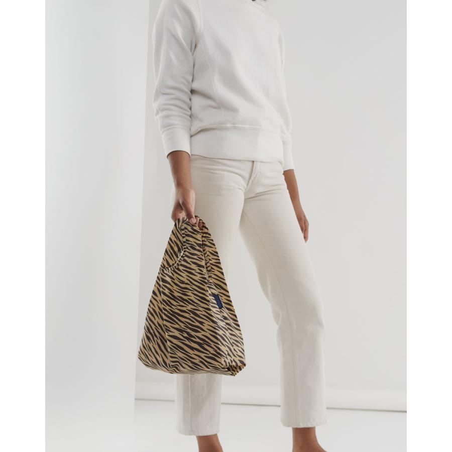 エコバッグ BAGGU 正規品 BABY BAGGU レジ袋 ポーチ付き 小さめサイズ 折りたたみ ショッピングバッグ バグゥ タイガーストライプ | BAGGU | 02