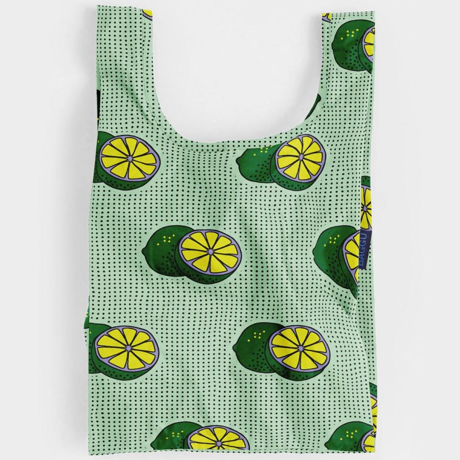 エコバッグ BAGGU 正規品 BABY BAGGU レジ袋 ポーチ付き 小さめサイズ 折りたたみ ショッピングバッグ バグゥ ライム | BAGGU