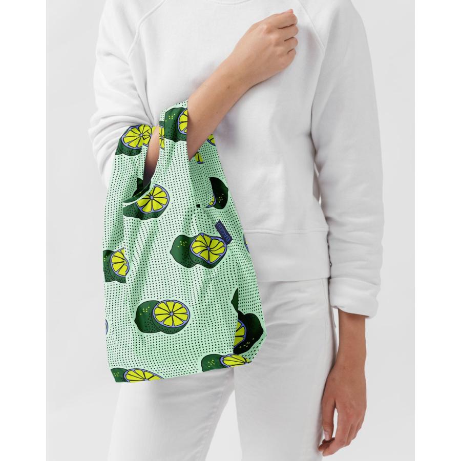 エコバッグ BAGGU 正規品 BABY BAGGU レジ袋 ポーチ付き 小さめサイズ 折りたたみ ショッピングバッグ バグゥ ライム | BAGGU | 01