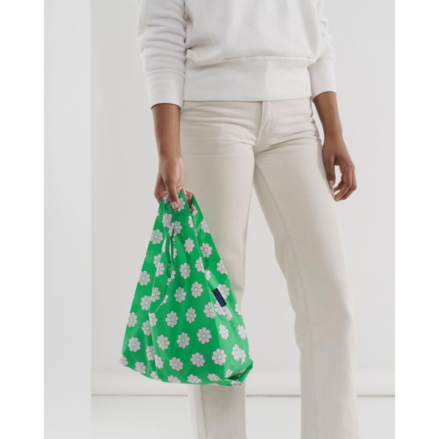 エコバッグ BAGGU 正規品 BABY BAGGU レジ袋 ポーチ付き 小さめサイズ 折りたたみ ショッピングバッグ バグゥ グリーンデイジー | BAGGU | 02