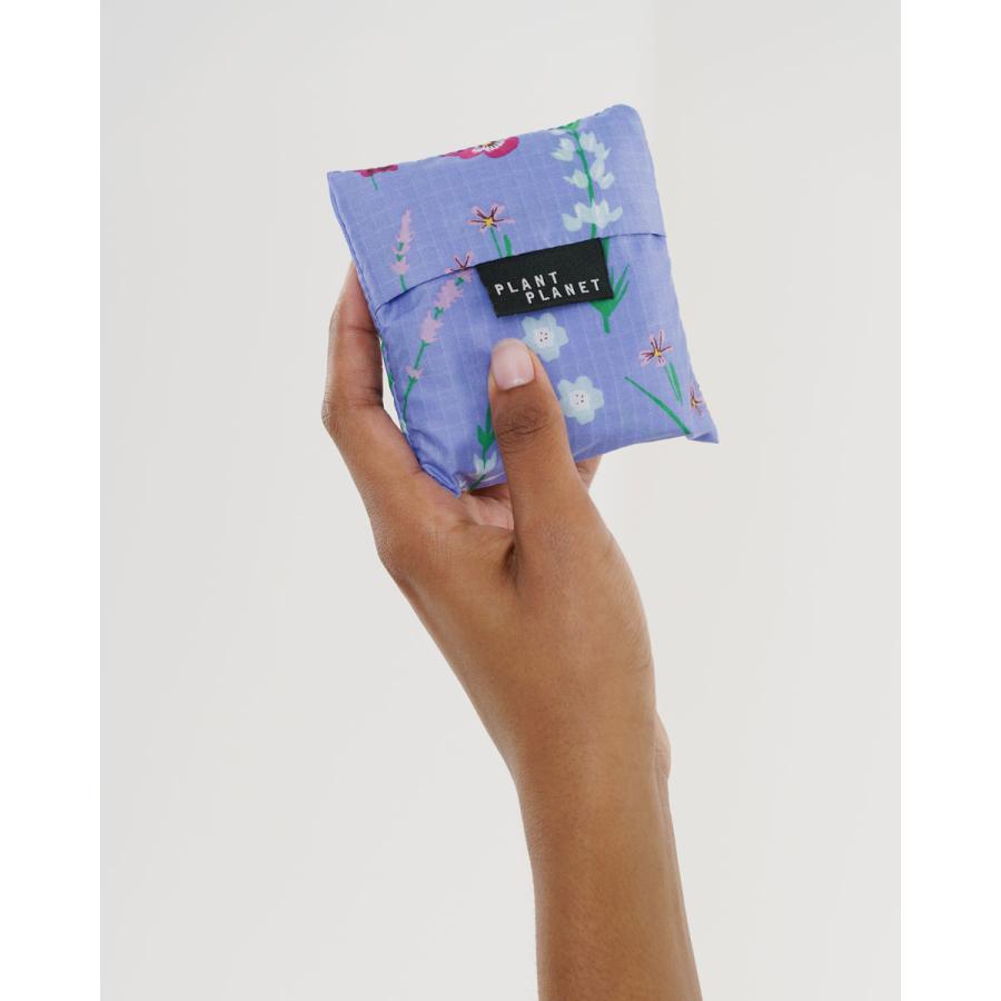 エコバッグ BAGGU 正規品 BABY BAGGU レジ袋 ポーチ付き 小さめサイズ 折りたたみ ショッピングバッグ バグゥ ブルーワイルドフラワー | BAGGU | 04